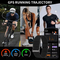 Bracelet intelligent Android H59 sans écran, corps ultra fin, suivi de la santé 24h/24, surveillance de la pression artérielle et du sommeil pour hommes et femmes