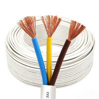 Flexibles RVVB Kupferkern-Flachkabel 3*1,0/1,5 Quadrat für Kleine Elektrogeräte-Stromkabel und Bauprojekte