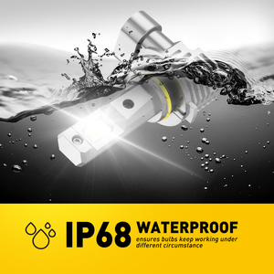 Para AUXITO 2024 actualización 9006 HB4 bombilla de faro LED 800% Super brillante 6500K blanco inalámbrico 9006 haz bajo nueva condición con ventilador - Product Image 5