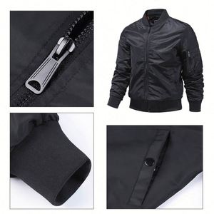 Chaquetas Cortavientos de Invierno con Cierre y Manga Larga, Diseño Personalizado, Publicidad con Impresión de Logotipo - Product Image 6