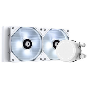 Refroidisseur d'eau <span class=keywords><strong>AIO</strong></span> CPU avec ventilateur de refroidissement 240 radiateur pour Intel 115X/2066,AMD TR4 blanc LED PC DIY Cabinet frost flow X 240 neige - Product Image 1