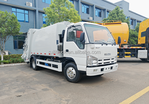 Isuzu 6 CBM Manual Diesel Garbage Compactor Truck Rear Loader Rubbish Price 4x2 Drive <b>Wheel</b> Engine Motor Gearbox Core Components - Product Image 4