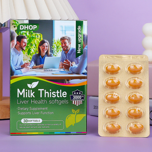 OEM ODM suplemen alami ekstrak Susu Thistle produk perawatan hati suplemen perawatan kesehatan untuk dewasa - Product Image 1