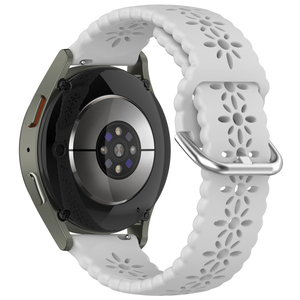 Tali silikon 20mm 22mm untuk jam Samsung <span class=keywords><strong>Galaxy</strong></span>, gelang 7/6/5 Pro <span class=keywords><strong>44</strong></span> 40mm untuk Samsung <span class=keywords><strong>Galaxy</strong></span> 6 4 klasik 47 43mm Gear S3 gelang