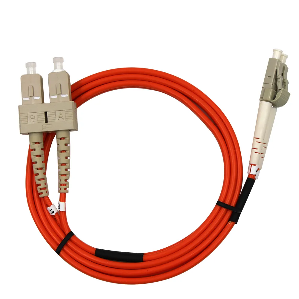 Single Multi Mode 2 6 12 Core Fiber Optic Cable sc to sc Connector Cable Single Mode Fiber Optic Cable Adapter