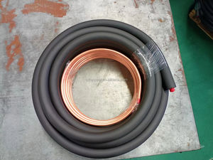 Tubes <span class=keywords><strong>cuivre</strong></span> isolés noirs, tubes <span class=keywords><strong>cuivre</strong></span> isolés blancs avec écrous et bouchons - Product Image 4