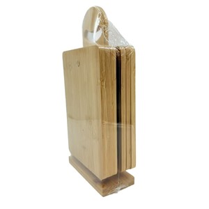 Bamboo Cutting Board <b>Set</b> 15x7x32cm Rectangle Portable For Kitchen Vegetable Fruit Chopping Blocks Home Use - Product Image 2