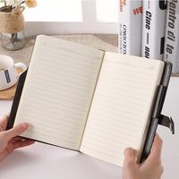 Cahier d'agenda scolaire à boucle magnétique en PU personnalisé Offre Spéciale A3/A4/A5/A6/B5 personnalisé