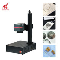 Machine de marquage laser à fibre CKMACHINE 20W 1064nm 150x150mm pour le marquage de bijoux et de bagues en or et argent dans les petits ateliers de joaillerie