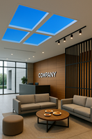 Panneau de plafond LED effet ciel artificiel pour l'architecture, la décoration intérieure et les projets d'éclairage