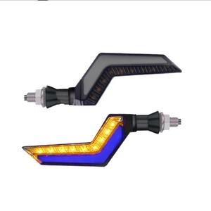 2pcs 12V LED Daytime Running Tail Turn Signal Indicators Motorcycle Flowing Water Flasher Signal Indicator Lamp - Product Image 4