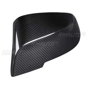 Cubiertas de Espejos Retrovisores Laterales de Fibra de Carbono Real para BMW Serie 3 F30 F31 F35 Serie 4 F32 F33 F36 2013-2018 - Product Image 4