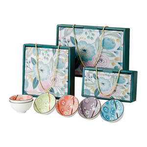 Ceramic Bowl <strong>Set</strong>, <strong>Set</strong> of Bowl and Dish <strong>Tableware</strong> Gift Box, Opening Will Sell Small Gift Bowl Gift Bowl <strong>Set</strong> - Product Image 6