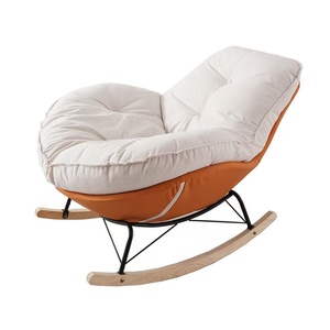 Poltrona de Balanço Moderna Nórdica de Luxo, Confortável e Grande, Estilo Pinguim, para Sala de Estar, Quarto e Escritório, Reclinável Individual para Adultos - Product Image 3