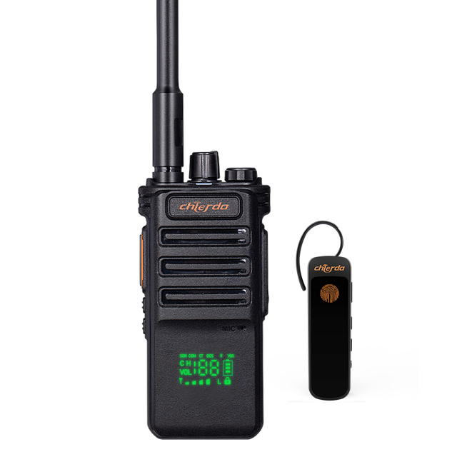 Chierda CD108F Plus 10w Walkie Talkie Outdoor Camping & Construction Intercom VHF/UHF Waterproof Two-way Radio with 5-10km Range