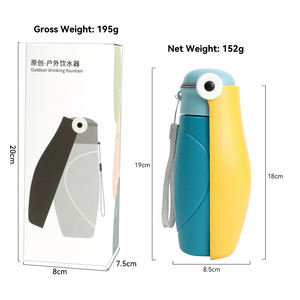 ถ้วยน้ำออกไปข้างนอกรูปนกเงือกกาต้มน้ำพกพาสำหรับสุนัขขวดน้ำสำหรับแมวและสุนัขผลิตภัณฑ์สำหรับสัตว์เลี้ยง - Product Image 6