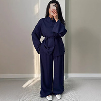 Abaya islamique pour femmes Y239, coupe ample, respirante, en polyester, élégante, longueur cheville, manches longues, pour tous les jours, Ramadan et Eid