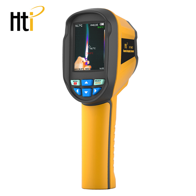 HTI HT-04D Industrial Handheld Infrared Thermal Imager Camera 160x120 High-definition Handheld Thermal Imaging Scope
