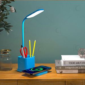 2024 New Arrivals Foldable Study for Reading Room Wireless Charging Led Table Desk <b>Light</b> Lamp - Product Image 4