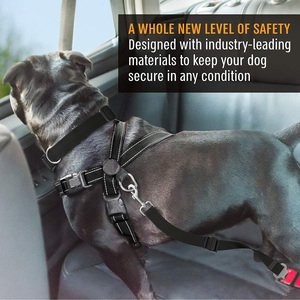 Arnés de Viaje Ajustable, Correa de Nailon para Perros, Cinturón de Seguridad para Mascotas en Autos, Compatible con Todos los Perros, Gatos y Hurones - Product Image 3