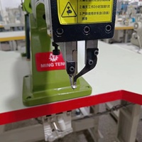 Machine de découpe de bordure de semelle de chaussure MingTeng avec compatibilité multi-tension et garantie d'un an pour la fabrication de chaussures