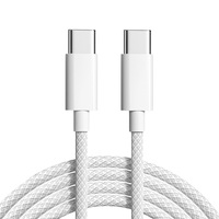 Câble de téléphone de haute qualité 1m 2m PD 240W USB C vers Type C câble de données de charge rapide câbles tressés en nylon