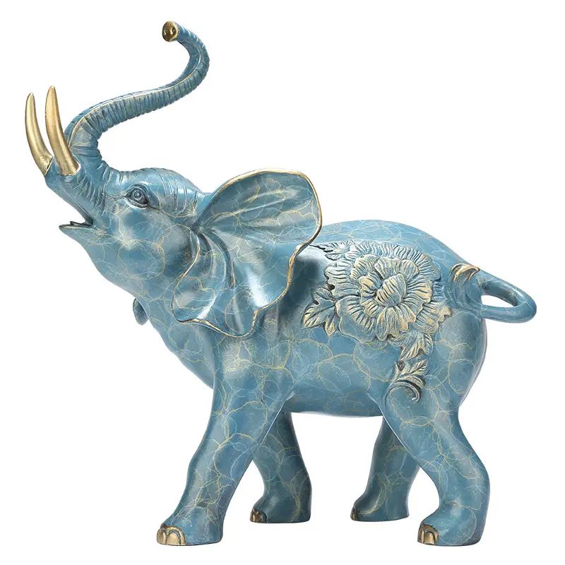 Feng Shui Dekor Produkte Drops hip Artikel Lebensgröße Kupfer Bronze Indoor Elefant Statue