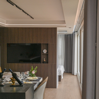 Nouvelle Maison Conteneur Préfabriquée Populaire à 2 Chambres, Écologique, Résistante au Feu, Design Cubique, Salle de Bain Blanc Mat