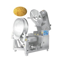 Máquina industrial automática de fabricación de palomitas de maíz, máquina para hacer palomitas de caramelo con forma redonda de acero inoxidable de alta calidad