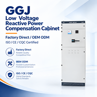 Panneau de correction du facteur de puissance LV personnalisé GGJ, banque de condensateurs automatique avec intégration de composants, directement de l'usine, pour raffinerie