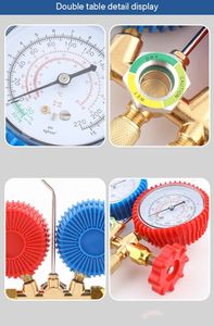 エアコン圧力ゲージカーフッ素添加セットR134a冷媒デジタル圧力ゲージ - Product Image 5