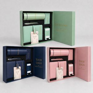 Custom Logo School Students <b>Gift</b> Set Luxury Business <b>Gift</b> Box Vacuum Tumbler PU Leather Notebook Ballpoint Pen Giveaway <b>Gift</b> - Product Image 3