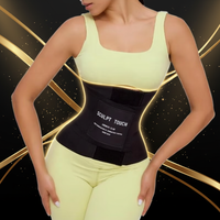 Fajas Colombianas Reductoras y Moldeadoras con Soporte Lumbar y Control Abdominal para Mujer con Velcro