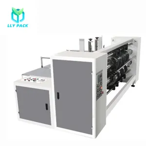 LLY PACK Flute Clapboard Carton Machine Auto Slotter Partition Box Making Machine