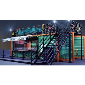 Prefab 20ft Thức Ăn Nhanh Di Động Ráp Booth Lều Cà Phê Hiển Thị Kiosk Container Cửa Hàng - Product Image 5