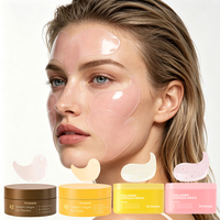 Patchs Hydrogel Contour des Yeux OEM/ODM au Rétinol, Vitamine C et Collagène – Couvrance Totale, Masque Doux pour les Yeux, 60 Unités