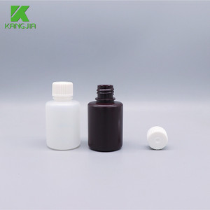 Rifornimento di fabbrica 50ML HDPE Standard per flacone di reagente a bocca larga con pacchetto chimico tappo a vite grado di laboratorio per kit di reagenti - Product Image 2