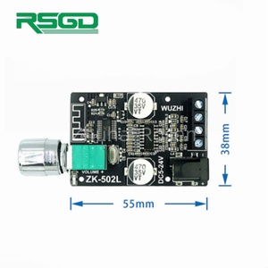 Yüksek güç 2.0 Mini Stereo geliştirme yeni ZK-502L Bluetooth modülü 50W dijital amplifikatörler kurulu sese HIFI IC bileşenleri - Product Image 3