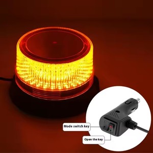 Luz de advertencia de emergencia de construcción de ingeniería intermitente de techo de patrulla de autobús escolar montada en vehículo LED para una navegación segura - Product Image 1