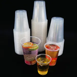 Hot Selling 16oz Clear Plastic Cups Disposable Plastic Water Cups For Restaurant