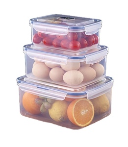 Refrigerator sealed crisper set Kitchen microwave heated lunch box Food grade plastic box