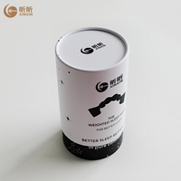 Tube en papier cylindrique personnalisé de qualité alimentaire recyclable pour l'emballage de capsules de vitamines et de compléments alimentaires