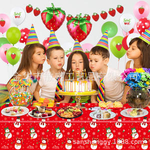 Nappe en <span class=keywords><strong>papier</strong></span> jetable pour Noël, bonhomme <span class=keywords><strong>de</strong></span> neige, <span class=keywords><strong>anniversaire</strong></span>, fête, décoration <span class=keywords><strong>de</strong></span> fête, accessoires <span class=keywords><strong>de</strong></span> décoration, multicolores - Product Image 5