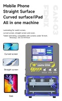 Nouveauté : Machine à laminer OCA LCD MECHANIC GAN-03 Fenix pour écrans de téléphones mobiles droits et incurvés de 16 pouces, en métal, garantie 1 an