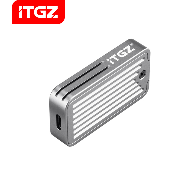 ITGZ M.2 NVME SSD Case SSD Enclosure M2 2230 2242 USB-C USB C to Mini Portable External