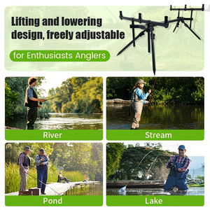 ที่วางคันเบ็ดตกปลาสไตล์ยุโรป สำหรับตก<span class=keywords><strong>ปลา</strong></span>คาร์พ ทำจากอลูมิเนียมอัลลอยด์ ใช้ได้ทั้งตก<span class=keywords><strong>ปลา</strong></span>ทะเลและน้ำจืด - Product Image 3