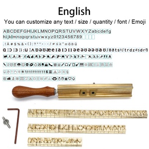 Máquina de grabado en cuero personalizada con prensa térmica para letras, sellos y diseños en madera y cuero - Product Image 5