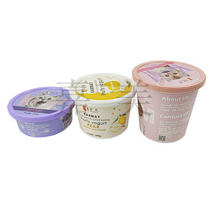 Base d'emballage pour aliments pour chats Plastique 650g rond rose récipient de stockage de nourriture pour chat avec couvercle - Product Image 6