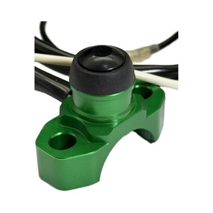 Aluminum Front Placement Motorcycle Two-Function Ignition Flameout Button Modification Switch for Retrofit/Upgrade 6-Month - Product Image 4