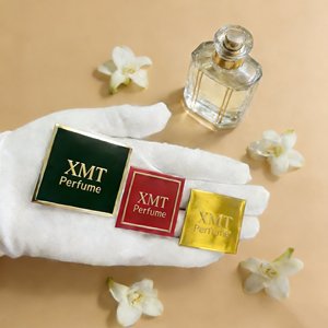 Hot Sale Custom Metal Logo <b>Sticker</b> Embossed 3D Metal Foil <b>Label</b> for Perfume <b>Bottles</b> Packaging <b>Labels</b> - Product Image 6